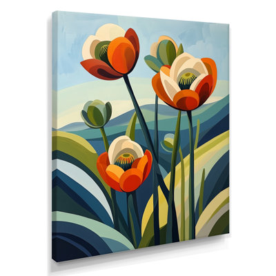 Bryn - Floral Canvas Prints