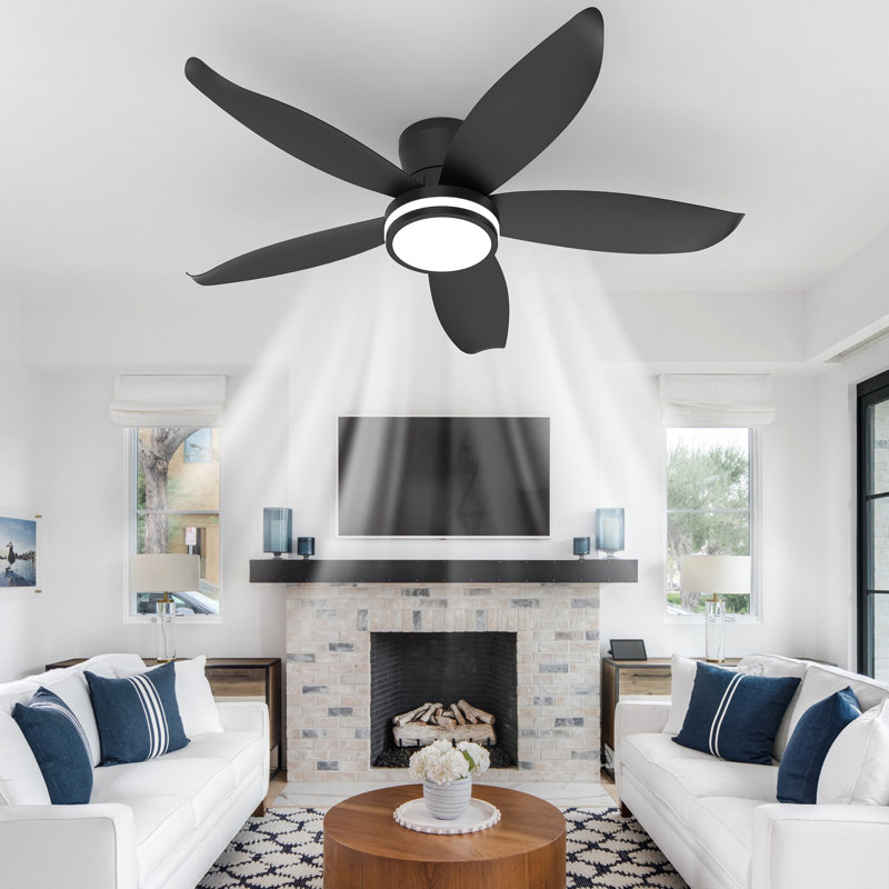 Ventilateur de plafond à 5 pales à haut débit d'air facile à installer