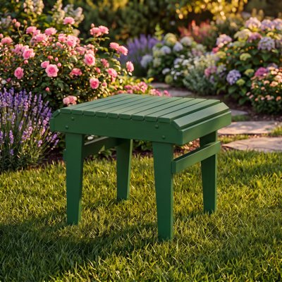 Table d'appoint Weathercraft Adirondack, bois massif de pin traité sous pression avec finition résistante aux intempéries, 15 options de couleurs Sherwin-Williams, entièrement assemblée, fabriquée aux États-Unis