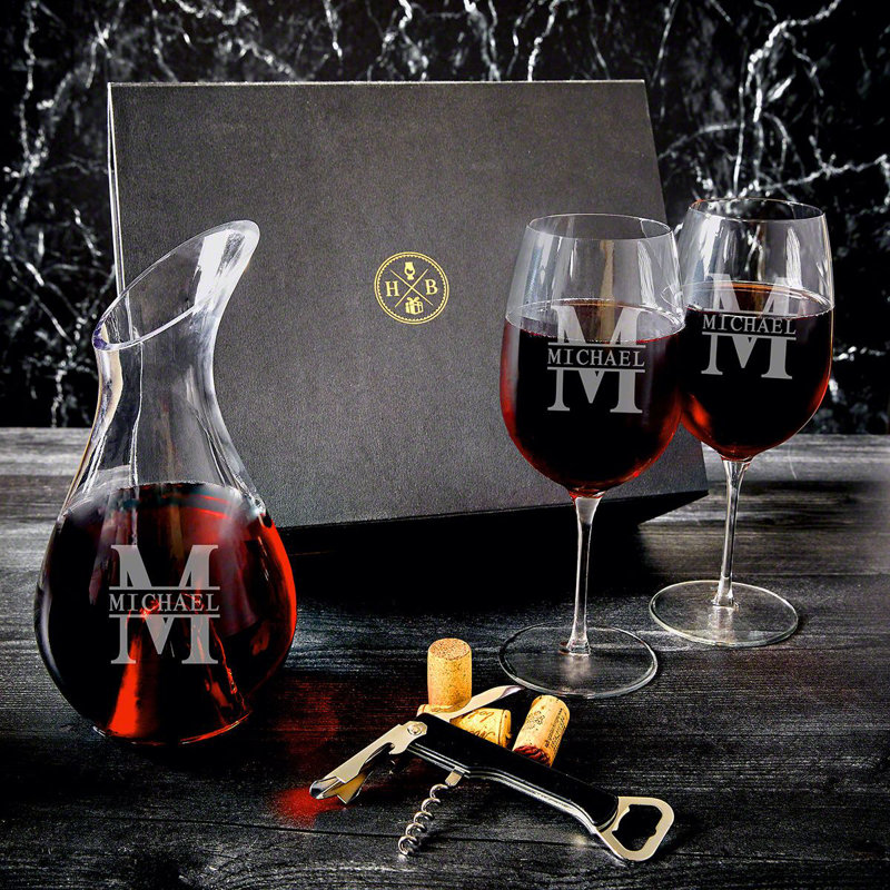 Oakmont Personalized Wine Decanter - Thumbnail 4