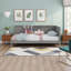 Élégant lit de jour / canapé-lit simple en bois gris - Design Mid-Century moderne et polyvalent pour la chambre à coucher ou l'espace de vie-1869062594