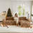L-Shaped Soft Velvet Fabric Sofa, 32D High-Density Foam, No-Assembly Base, Non-Slip Design, Movable Ottoman Suitable For Living Rooms.-1251762194