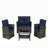 4 Pieces Outdoor Patio Furniture Sets-1837435240