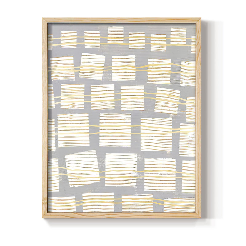 NetworksI Framed Print - Solid Wood