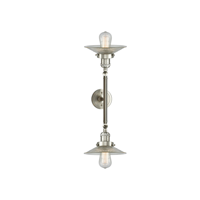 Miramontes 2 - Light Dimmable Vanity Light, 6 Watt Vinage LED Bulb, Brushed Satin Nickel
