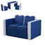 Ensemble de canapé pour enfants 2-en-1 multifonctionnel Ensemble de chaises de table pour tout-petits 2 places Canapé Boîte de rangement souple et robuste-787175146