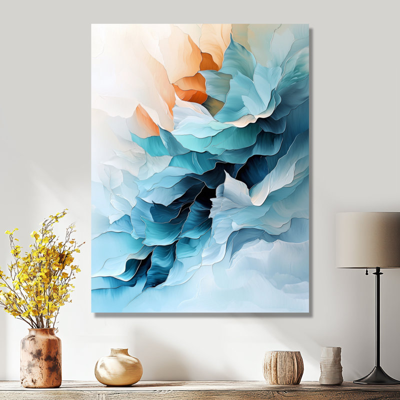 Art mural moderne, impression moderne sur métal, H 32 po x l 16 po x P 0,84 po