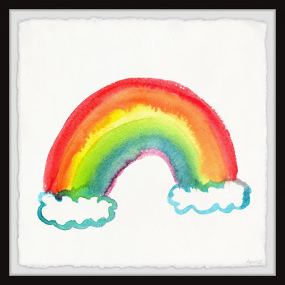 Gerena We Live in a Rainbow Framed Print