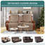 Housses pour causeuse inclinable avec console Kyrstie-506253760