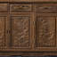 Buffet multifonctionnel en bois massif sculpté
