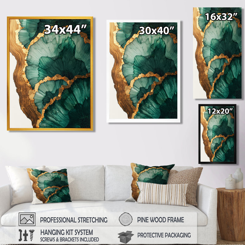 Glendean - paysages, impressions d'art mural, H 40 po x l 30 po, Toile tendue, Ne s’applique pas