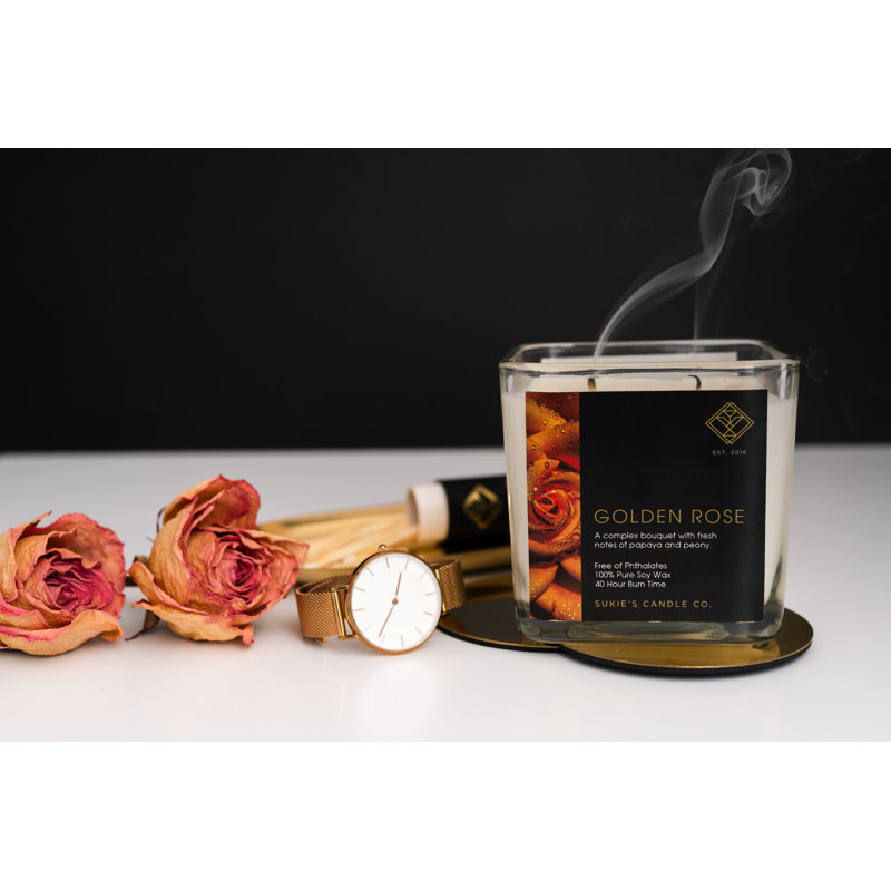 Bougie parfumée Golden Rose
