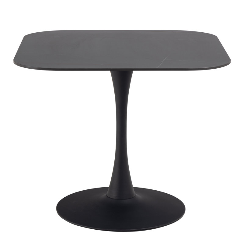 Ceramic Square Dining Table, Black