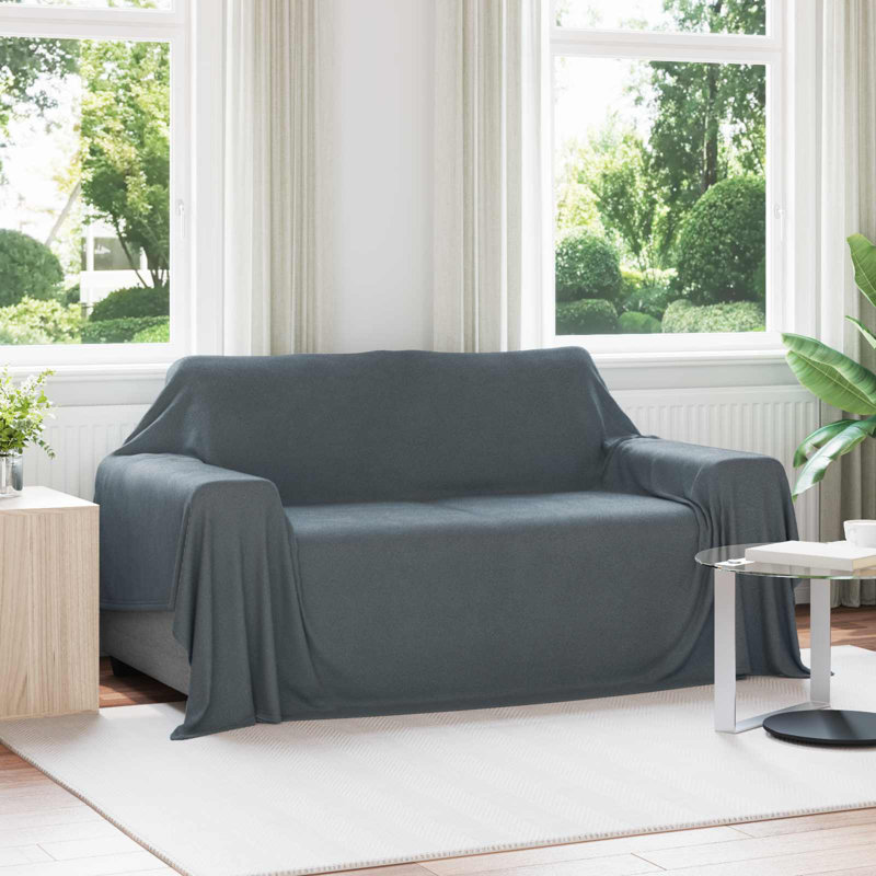 3.5-50 Throw Blanket, Dark Grey, 280cm x 210cm