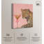 «Leopard and Drink Canvas», art mural Glam par Art Remedy-110306807-110306809