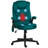 6 Point Vibrating Massage Office Chair with Heat, Velvet High Back Executive Office Chair with Reclining Backrest, Padded Armrests and Remote-437576094-437576092