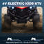AIYAPLAY 6V Electric Ride on Car Kids ATV with Music Ages 3-6 Years-57415519