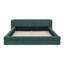Queen Size Upholstered Bed Frame With Thick Fabric, Chenille Fabric Grounded Queen Size Platform Bed With Headboard And Solid Frame-886681235