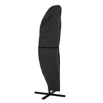 Offset Outdoor Umbrella Cover - Heavy-Duty Waterproof Protection for Banana Frame Umbrellas Up to 11.5 Ft Round or 7.5 Ft Square by Pure Garden