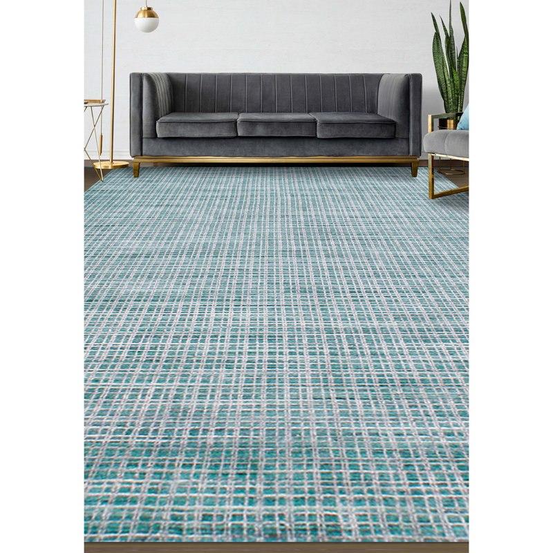 Geometric Area Rug, Rectangle 4' x 6'