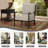 2 Pieces Mid-century Farmhouse Accent Armchair, With Solid Wood Frame And Cushion Seat And Back-551560741