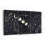 «New Age Bohemian Moon Cycle on Canvas», reproduction de 3 pièces-338389485