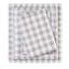 Ensemble de 4 draps imprimés à carreaux gris à chevrons-122524914