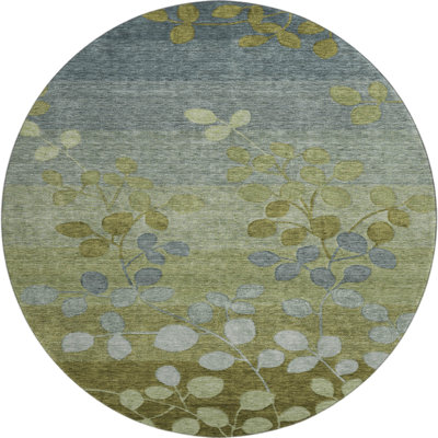Premium Machine Washable Jakiyra AMF1900 Floral Rug