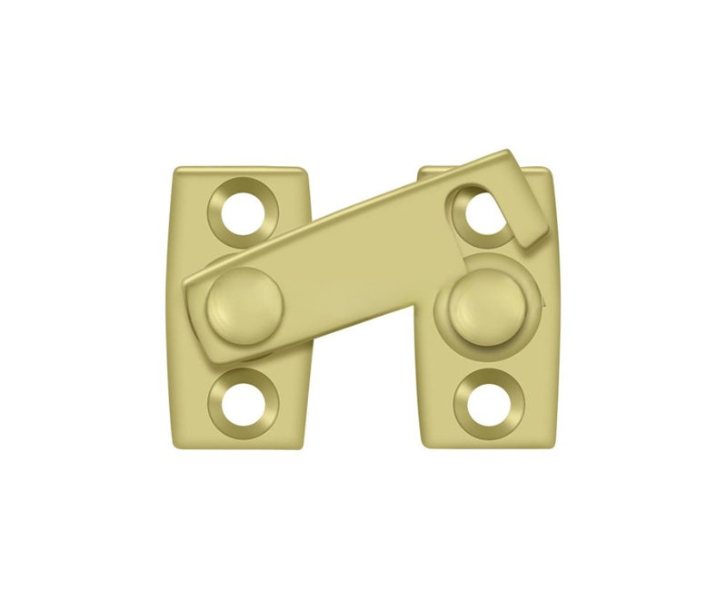 Deltana SB3058U3 Shutter Bar/Door Latch 5/8"; Bright Brass Finish, Polished Brass
