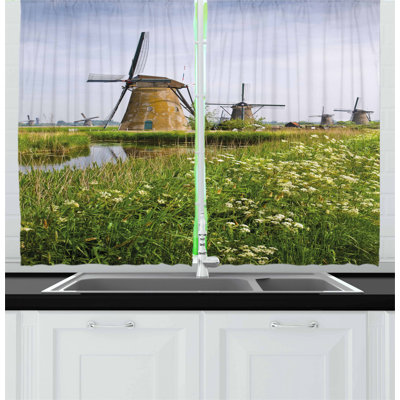 Pointed Kitchen Curtain
