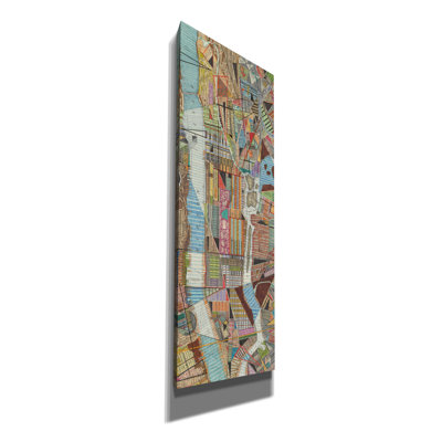 " Modern Map Of New York III "