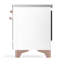 Cuisinière à induction 40 pouces avec 6 éléments à induction en blanc Majestic III Series (garniture cuivre)-124828844-124828852