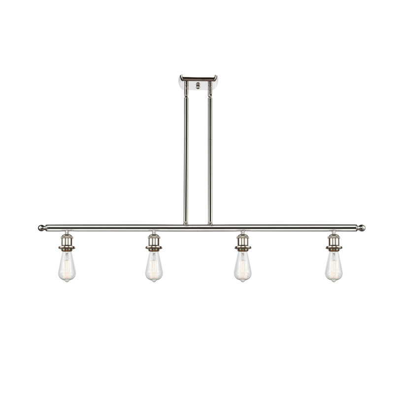 Luminaire suspendu linéaire à 4 lumières pour îlot de cuisine Mifley, Ampoule non incluse, Bronze huilé