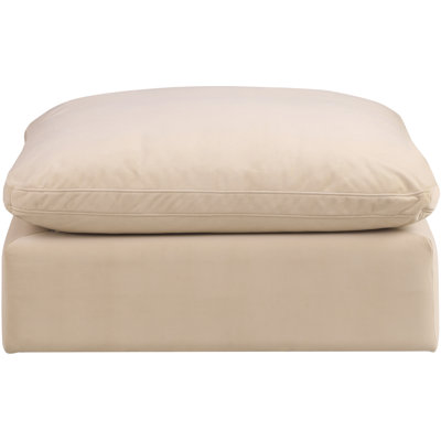 Humair Velvet Ottoman
