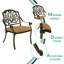 Chaise de patio empilable avec coussin-484446609-484446615