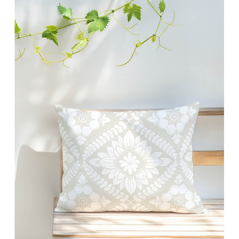 Coussin d'extérieur Talia, Ivoire ivoire