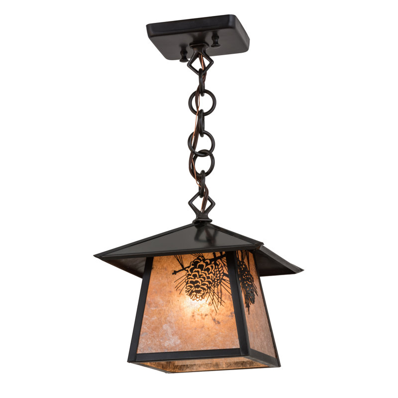 1 - Light Pendant, 17" H x 11.75" W x 8.25" D