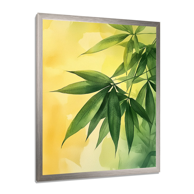 Cohe - impressions sur toile florales, Argent argent, H 32 po x l 24 po, Reproduction encadrée d'une seule photo