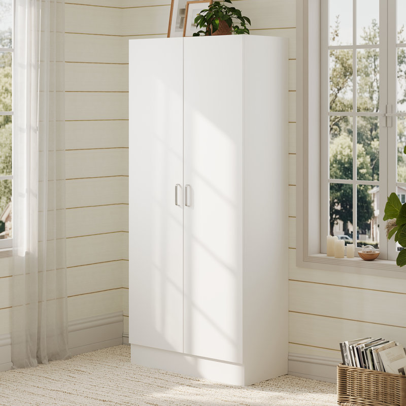 White Wardrobe For Compact Homes