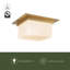 Mineral 11-in Brass Flush Mount-892515449-892515398