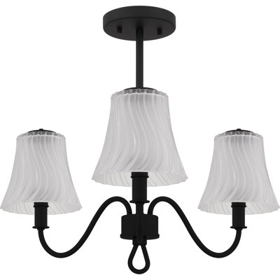 Amedio 3-Light Semi-Flush Mount