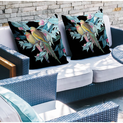 Padmini Indoor / Outdoor Square Pillow Cover & Insert