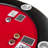 IDS Online Corp 84'' 10 - Player Black Foldable Poker Table-72588681