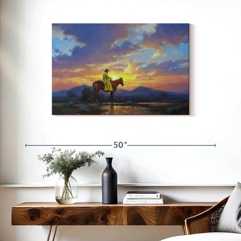 Lelar Sun Burn, 24" H x 36" W