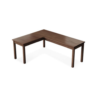 Bureau d'angle avec tiroirs, un bureau d'angle domestique en forme de L