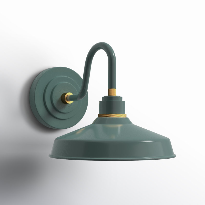 Marsi Aluminum Wall Light, Sage Green