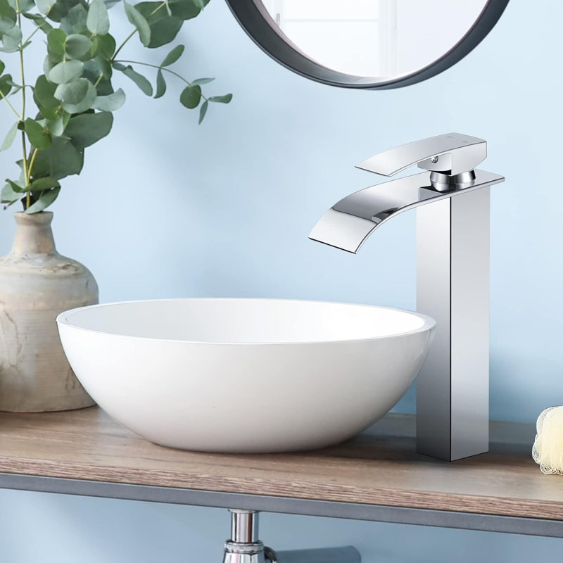 Robinet de salle de bain chromé HGN