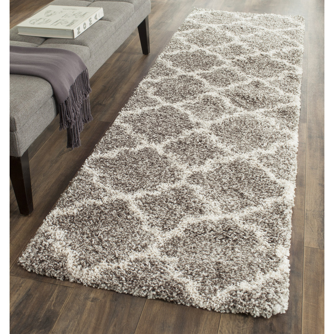 Darrold Shag Performance Geometric Rug House of Hampton® Rug 