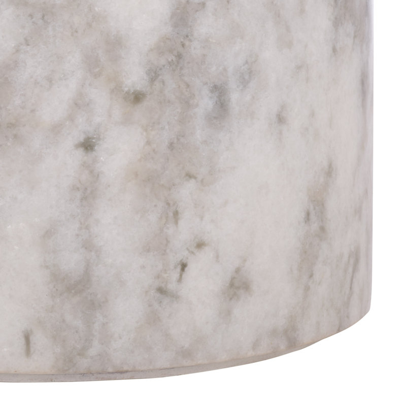Leahbryanna Round Drink Table, White