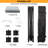 Black Heavy Duty 10x10 Ft Pop Up Canopy Tent Waterproof Commercial Outdoor Sun Shelter 3 Adjustable Heights Ideal for Events Parties Camping Backyard-123402984